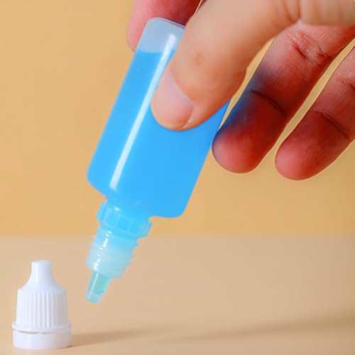 2 Pack 15ml Plastic Dropper Bottles - Refillable Travel Containers