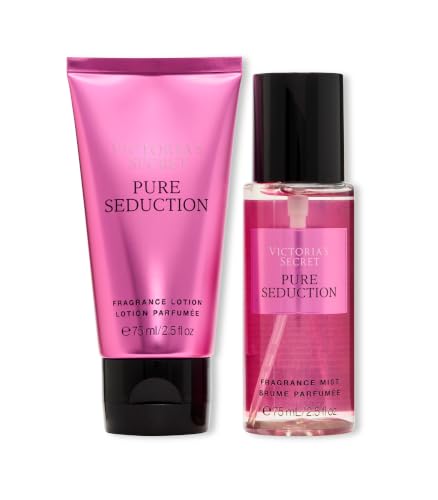 Victoria's Secret Pure Seduction Mini Fragrance Duo Gift Set (Fragrance Mist + Lotion) 1.67 Fl Oz Each