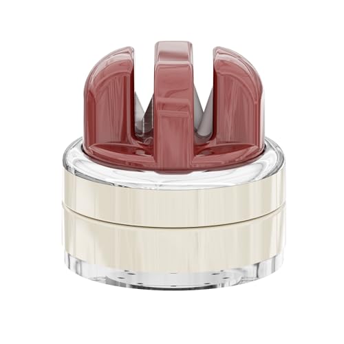 Portable Kitchen Knife Sharpener with Suction Base - Tungsten & Ceramic