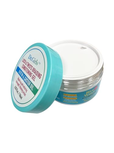 Dr. Girls Rice Water Lock & Twists Hair Gel - Strong Hold for Braids & Edges
