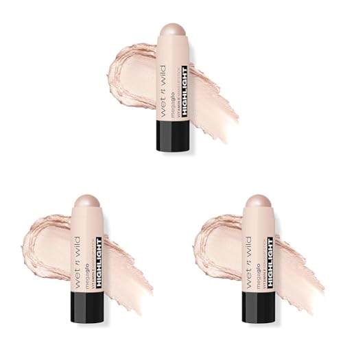 Wet n Wild MegaGlo Nude Strikes Makeup Stick Pack of 3 - Buildable, Multi-Use, Cruelty-Free & Vegan