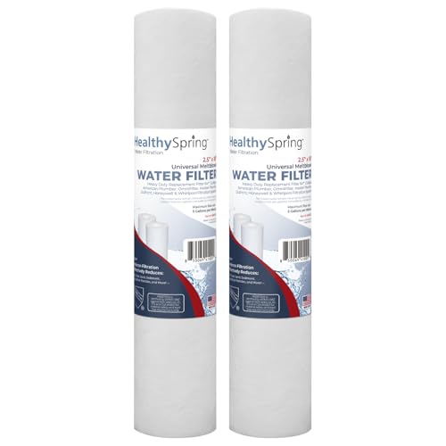 1 Micron Whole House Sediment Filter - Healthy Spring, Pack of 2