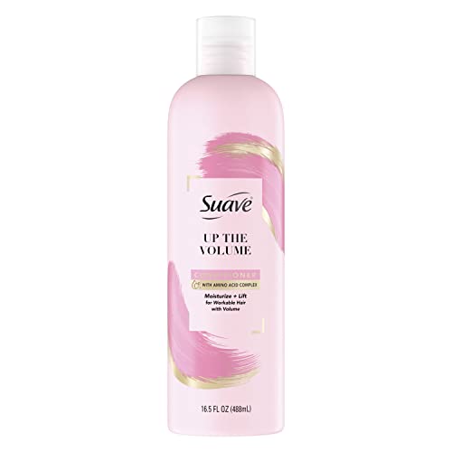 Suave Pink Up The Volume Volumizing Conditioner with Amino Acid Complex - 16.5oz