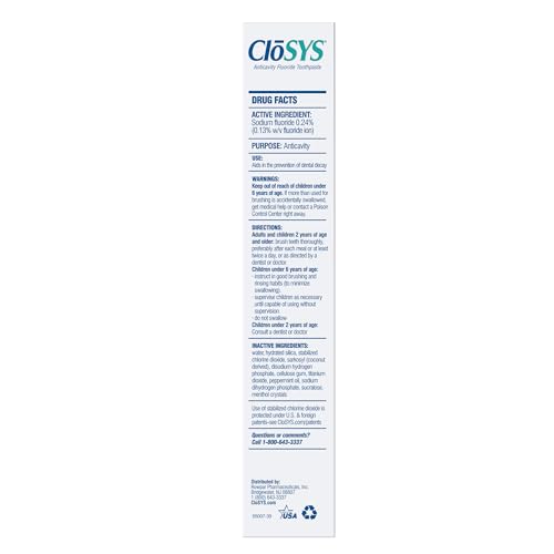 CloSYS Fluoride Toothpaste for Sensitive Teeth, Gentle Mint, 7 oz