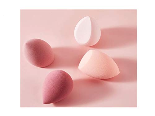 Sinen 4-Piece Makeup Sponge Set for Wet & Dry Use with Holder