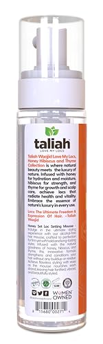 Taliah Waajid Love My Locs Honey Mousse 8oz - Natural Style Hold & Shine