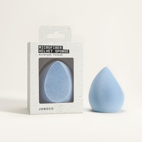 JUNO & Co. Microfiber Makeup Sponge - Dual Layer for Flawless Coverage