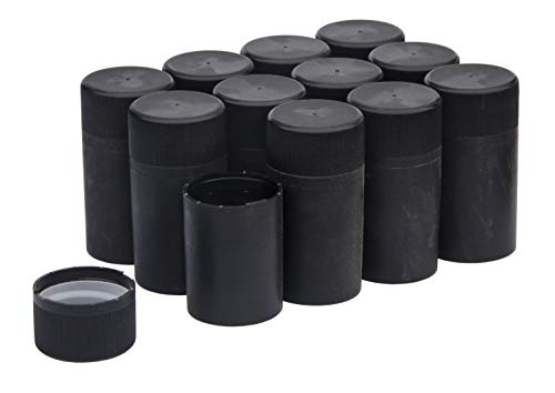 Twist-N-Seal Closures 12-Pack - Airtight Tamper-Evident Caps (Black)