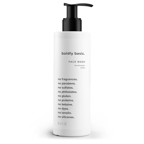 Boldly Basic Fragrance-Free Face Wash – Gentle Cleanser for Sensitive Skin