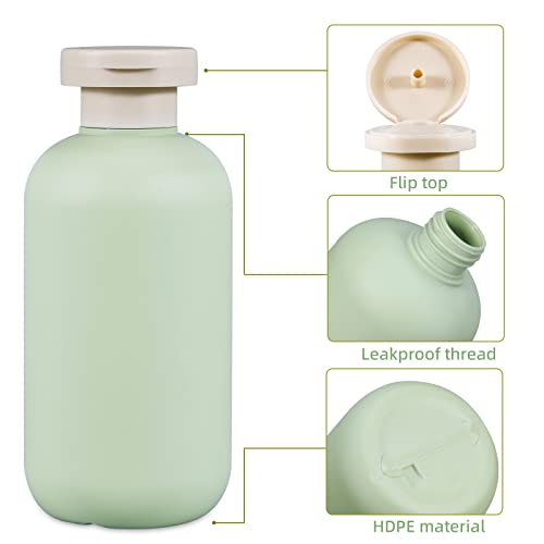 Refillable 6.8oz Travel Squeeze Bottles with Flip Cap - 2 Pack