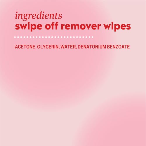 Onyx Professional Nail Polish Remover Pads - 40 Acetone Wipes