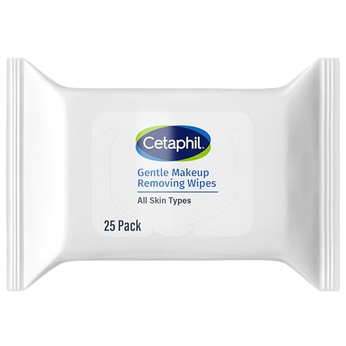 Cetaphil Makeup Remover Wipes - Gentle, Fragrance-Free Face Cleansing, 25 Sheets