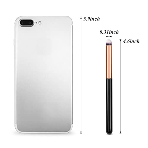 Professional 3-Piece Eye Makeup Brush Set for Blending & Concealer
