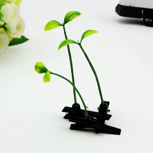 30 Pcs Plant Hair Clips Set - Colorful Bean Sprout & Flower Pins