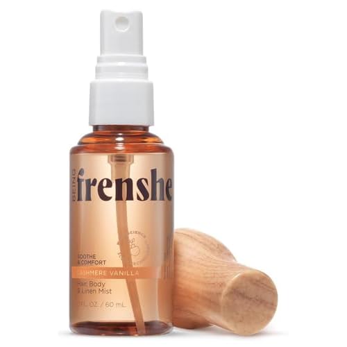 FRENSHE Being Hair, Body & Linen Mist, Multi-Purpose Fragrance with Essential Oils (2 fl oz, Cashmere Vanilla)