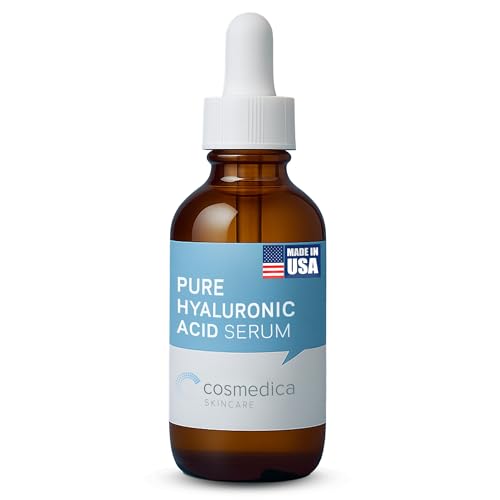 Cosmedica Hyaluronic Acid Serum with Vitamin B5 - 1oz Face Hydration & Anti-Aging Serum