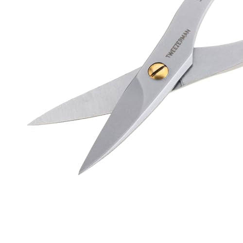 Tweezerman Stainless Steel Nail Scissors for Precision Trimming