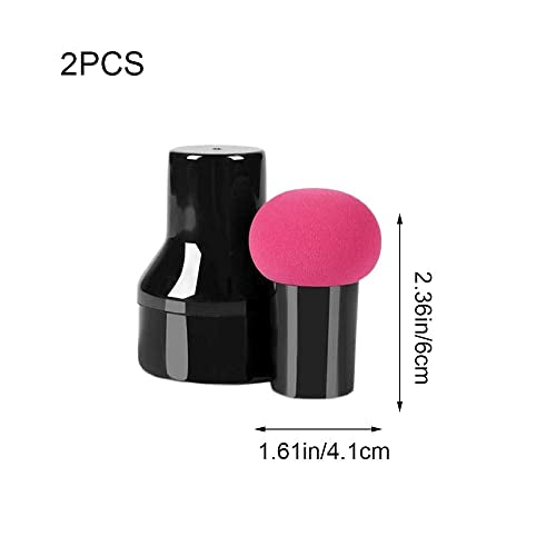 2 Pack Makeup Sponges with Handles - Foundation & Cream Applicators