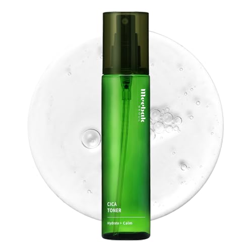 Meebak CICA Toner Spray - Soothing Korean Face Mist for Sensitive Skin