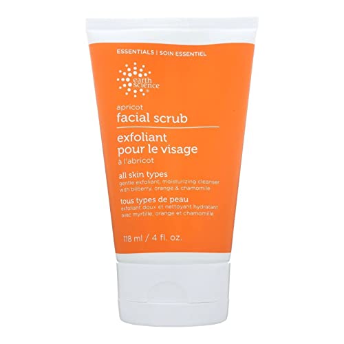 Earth Science Apricot Gentle Exfoliating Facial Scrub, 4 oz.