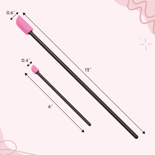 S&T INC. Makeup Spatula Set - 2 Flexible Tools for Skincare & Cosmetics