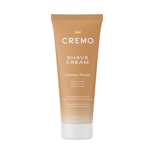 Cremo Women’s Coconut Mango Shaving Cream 6 Fl Oz - Gentle & Hydrating