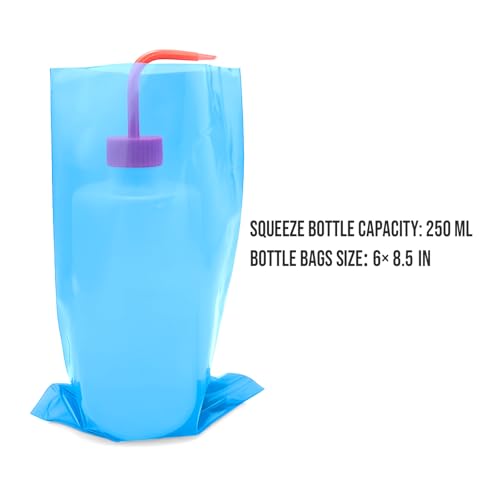 Denergy Tattoo Bottle Bags 250ml - 250pcs Disposable Squeeze Covers