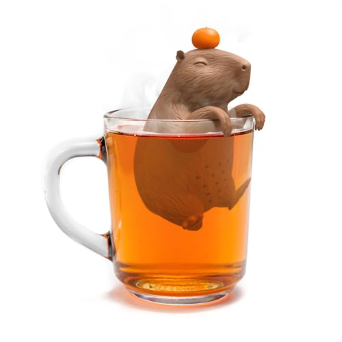 Capybara Tea Infuser - Cute Flexible Silicone for Loose Leaf Tea