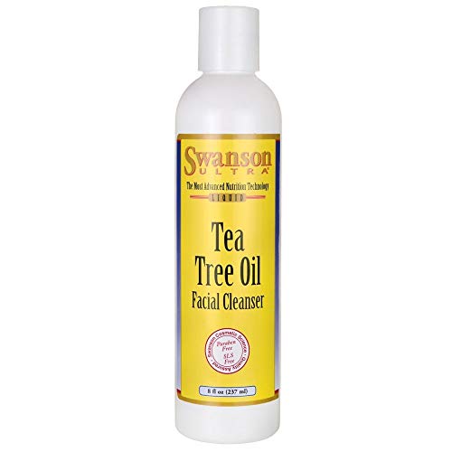 Swanson Tea Tree Oil Facial Cleanser - Natural Skin Care for Clear, Invigorated Skin