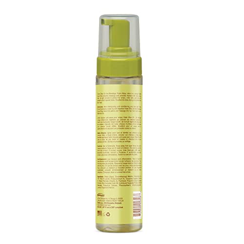 Vitale Olive Oil Foam Hair Wrap Lotion 8oz – Anti-Breakage Styling for All Hair Types