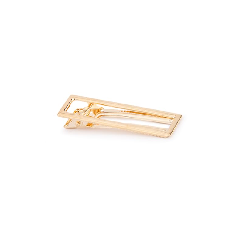 Gold Metal Hair Pin Clips - 20 Pack Durable DIY Barrettes