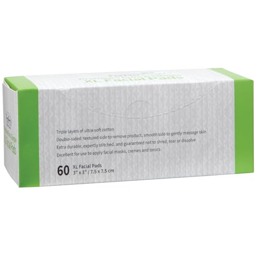 ForPro Premium XL Facial Pads 60-Count - Ultra Soft Makeup Remover