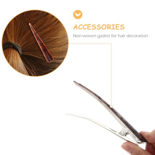 FRCOLOR Large Duckbill Hair Clips for Styling - 2 Pack Alligator Clips