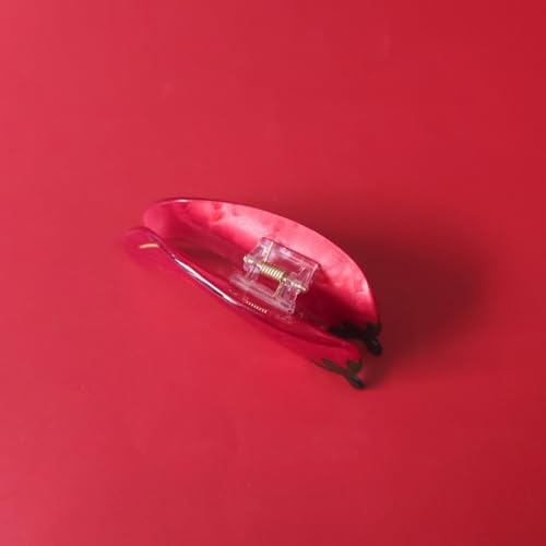 OMG Decor Red Pepper Hair Clips - Cellulose Acetate Small Claw Clips for Women, Pepper Variation