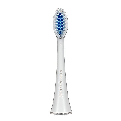 PRO-SYS VarioSonic White Electric Toothbrush Replacement Heads — Pack of 3, Soft Burst Brush Tips