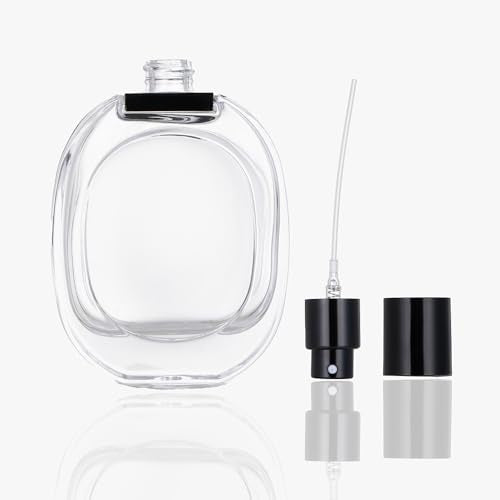 50ml Refillable Glass Perfume Spray Bottle Travel Dispenser for Women & Men