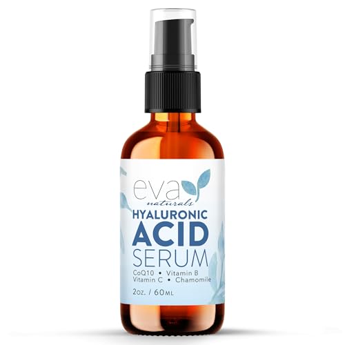Eva Naturals Hyaluronic Acid Serum with Vitamin B5, 60ml