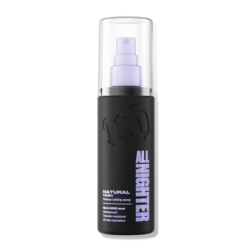 Urban Decay All Nighter Waterproof Makeup Setting Spray - Up to 24HR Wear, Natural Finish, Ultra-Fine Facial Mist, Transfer-Resistant, Foundation Face Primer, Hydrating, For All Skin Types