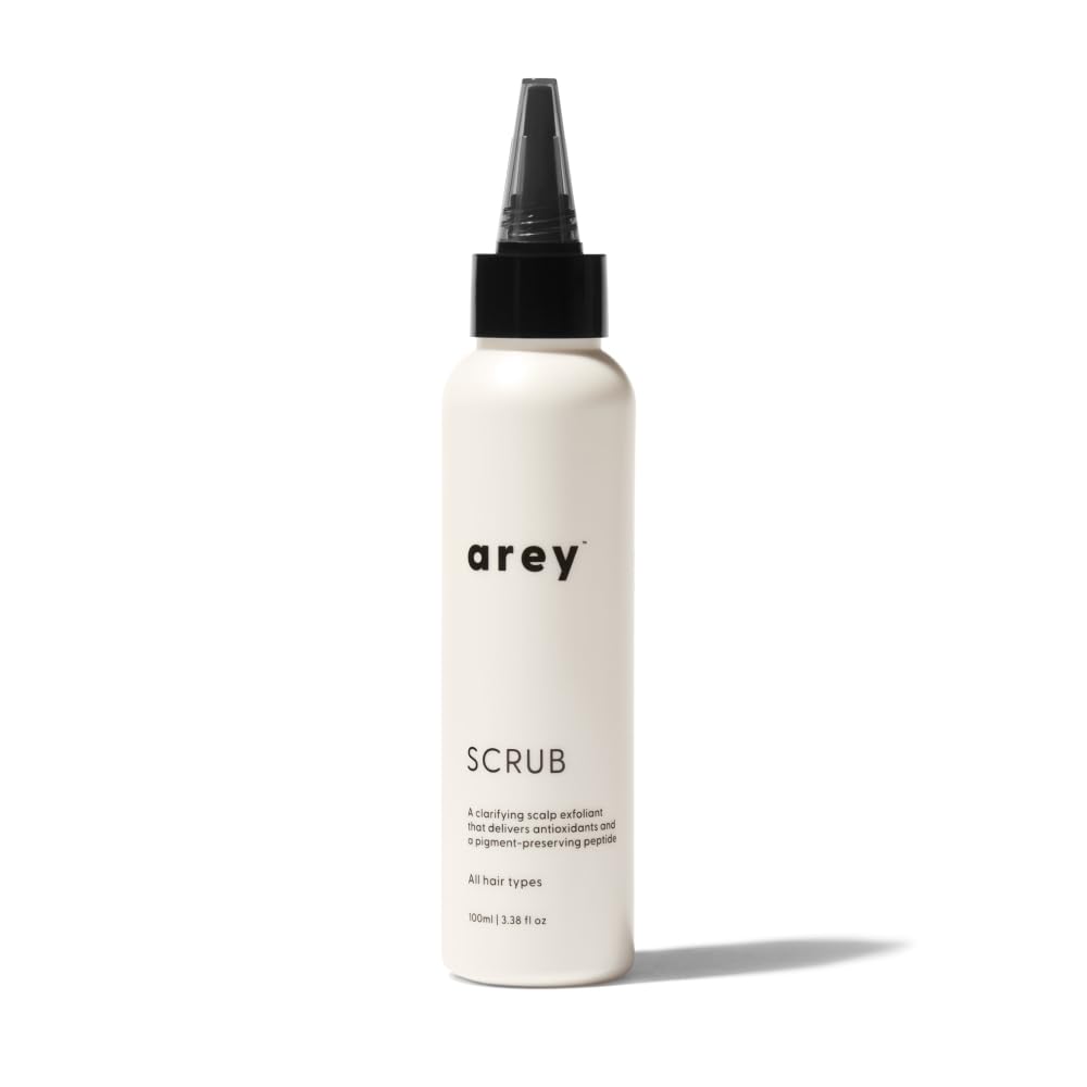 Arey Scalp Exfoliant - Salicylic & Glycolic Acid Scrub for Buildup | Color-Safe, Sulfate-Free Treatment