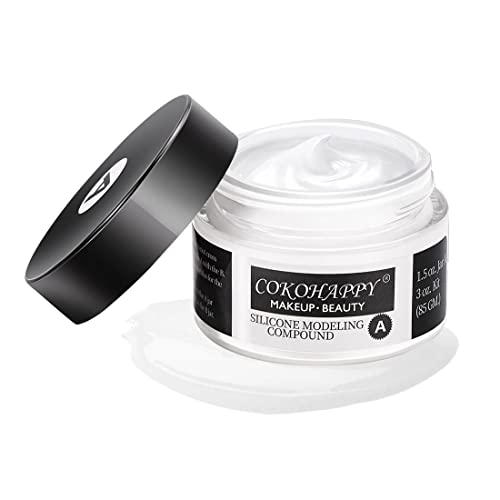 COKOHAPPY SFX Silicone Modeling Makeup Kit - 85g for FX Wounds & Prosthetics