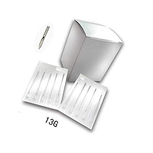 13G Body Piercing Needles - 100PCS Professional Medical Stainless Steel