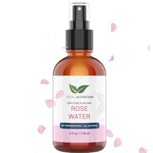 Organic Moroccan Rose Water Spray – 100% Pure Hydrating Facial Toner – 4 oz