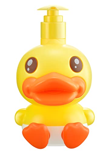 Cute Duck Soap Dispenser for Kids - Fun Bathroom Accessory