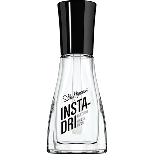 Sally Hansen Insta-Dri Clear Nail Polish - Quick Dry, Long Lasting Shine