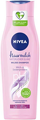 Nivea Hairmilk Natural Shine Shampoo for Dull & Dry Hair - 250ml