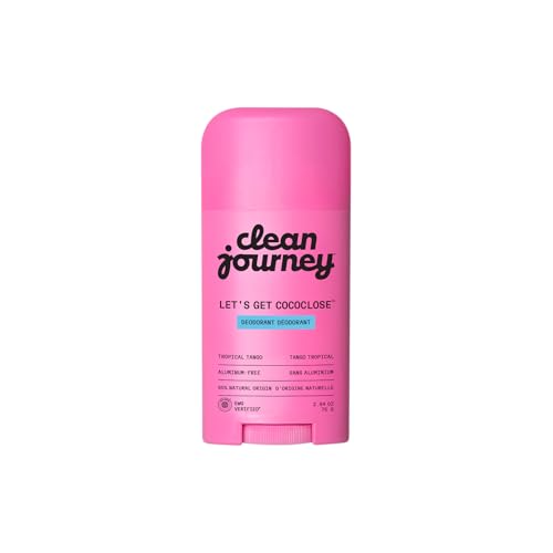 cleanjourney Aluminum-Free Deodorant - Let's Get Cococlose, 2.64 Oz