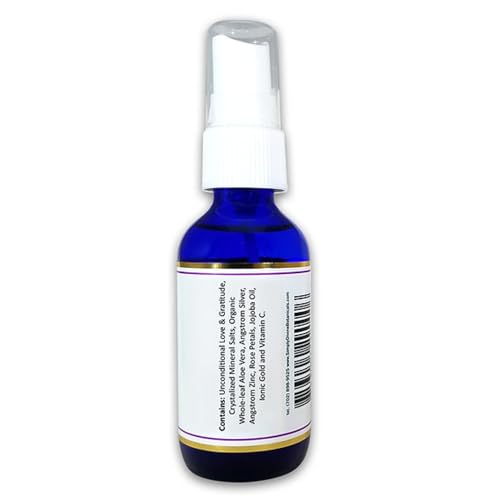 Natural Crystal Deodorant Spray with Organic Essential Oils - 2 oz