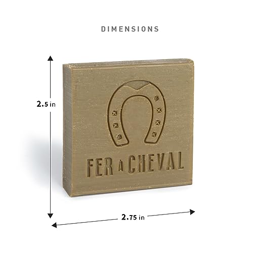 Fer à Cheval Pure Olive Marseille Soap Bar Slices - 4x65g