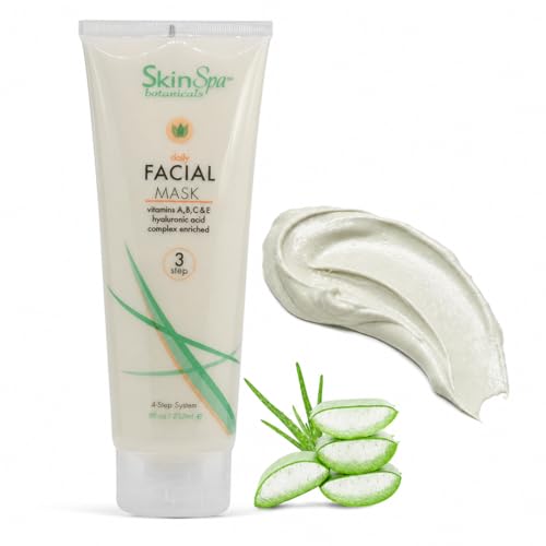 SkinSpa Bentonite Clay Face Mask for Deep Pore Detox & Hydration, 8 oz