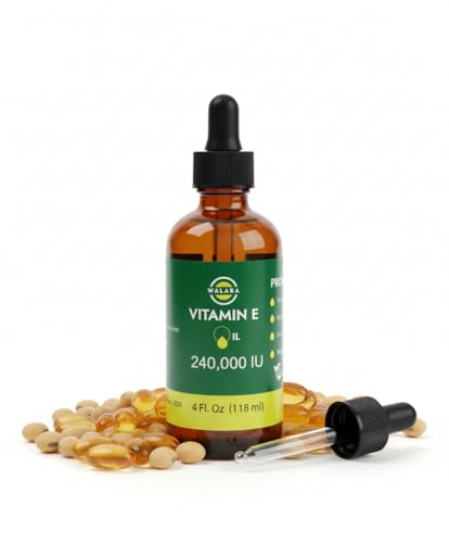 Walara 100% Pure Vitamin E Oil 240,000 IU - Nourishing for Skin & Hair